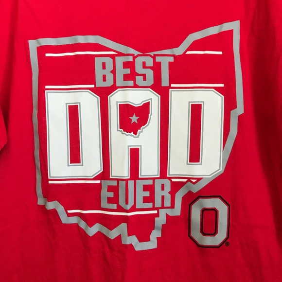 Red “Best Dad Ever” t- Shirt - Picture 2 of 3